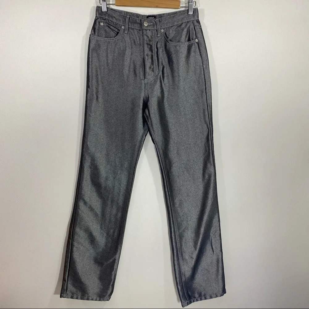 3 for $20 🌟 BDG Dark Silver Metallic Straight Leg Jeans